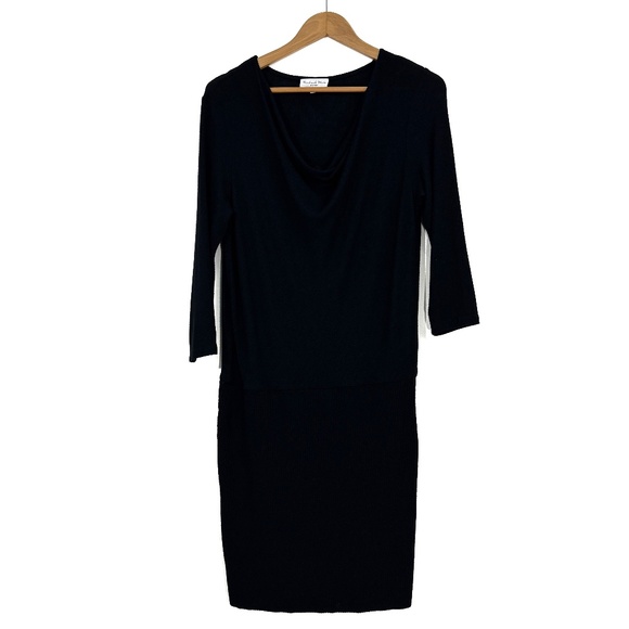 Michael Stars Dresses & Skirts - Michael Stars Los Angeles Women’s Size Small Black Cecile Fitted Cowl Neck Dress